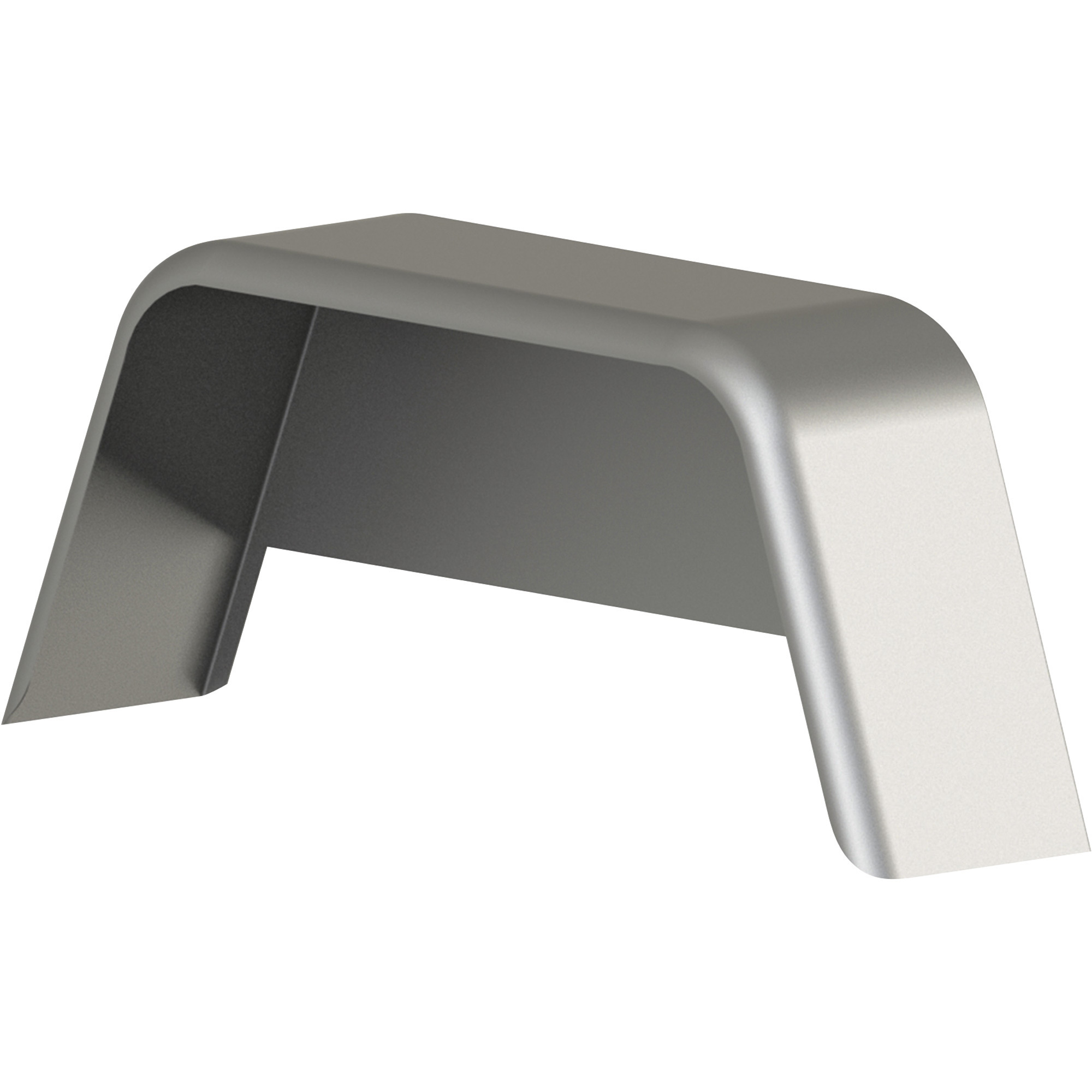 Tow Zone JeepStyle Steel Trailer Fender With Skirt, Fits 13in.14in